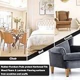 Yelanon Non Slip Furniture Pads 36 pcs 25mm Self Adhesive Rubber Feet view 5