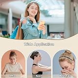 Hanyousheng 6 Pieces Metal Headbands Unisex Hair Hoop Set Black view 7