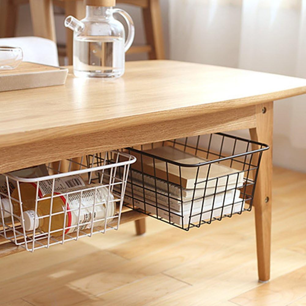 TEERFU Wire Storage Basket Bins Organizer,Large Metal Wire Basket Freezer Storage Organizer Bins with Handles for Kitchen Cabinets Pantry - Image 5