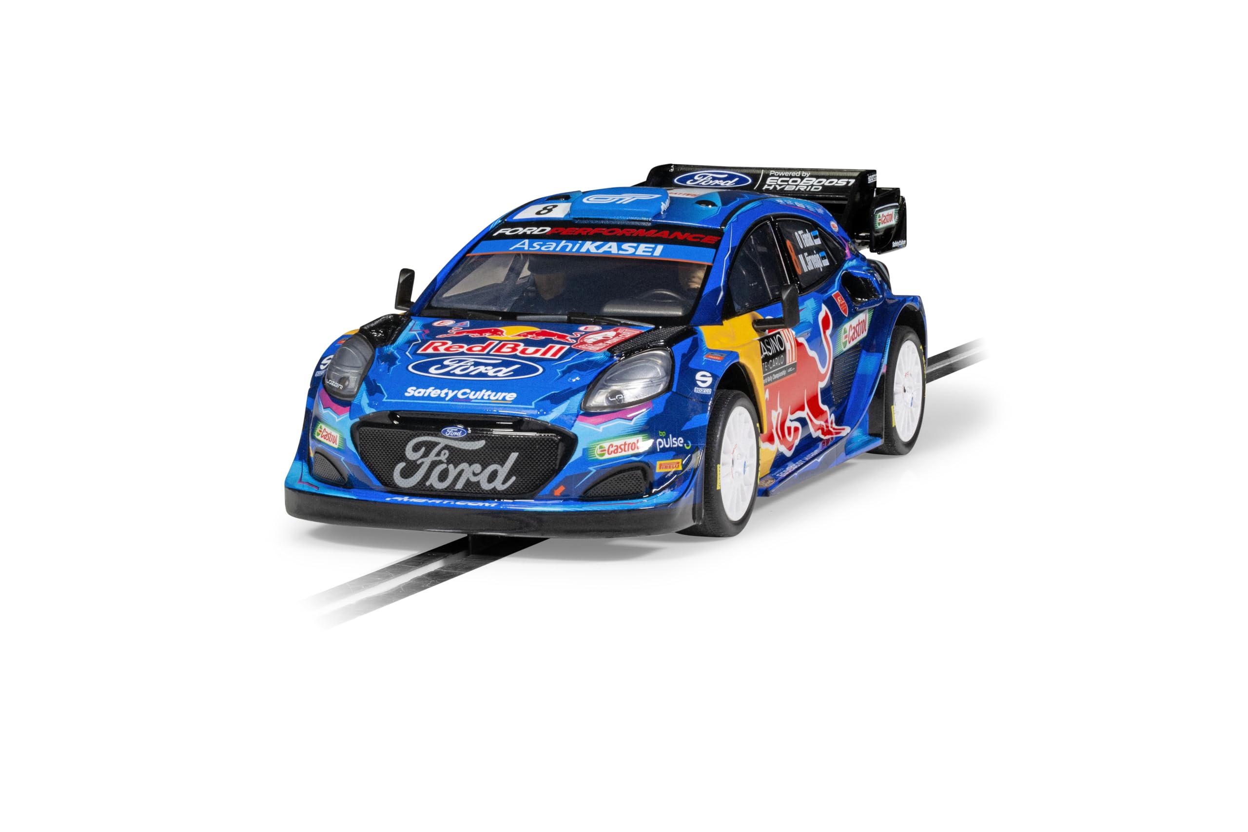 Scalextric Cars - C4501 Ford Puma Rally1 - Monte Carlo 2023 - Tanak/Jarveoja - Toy Slot Car for use with Race Tracks and Set - Gift Ideas for Kids and Adults, Scalextric Accessories