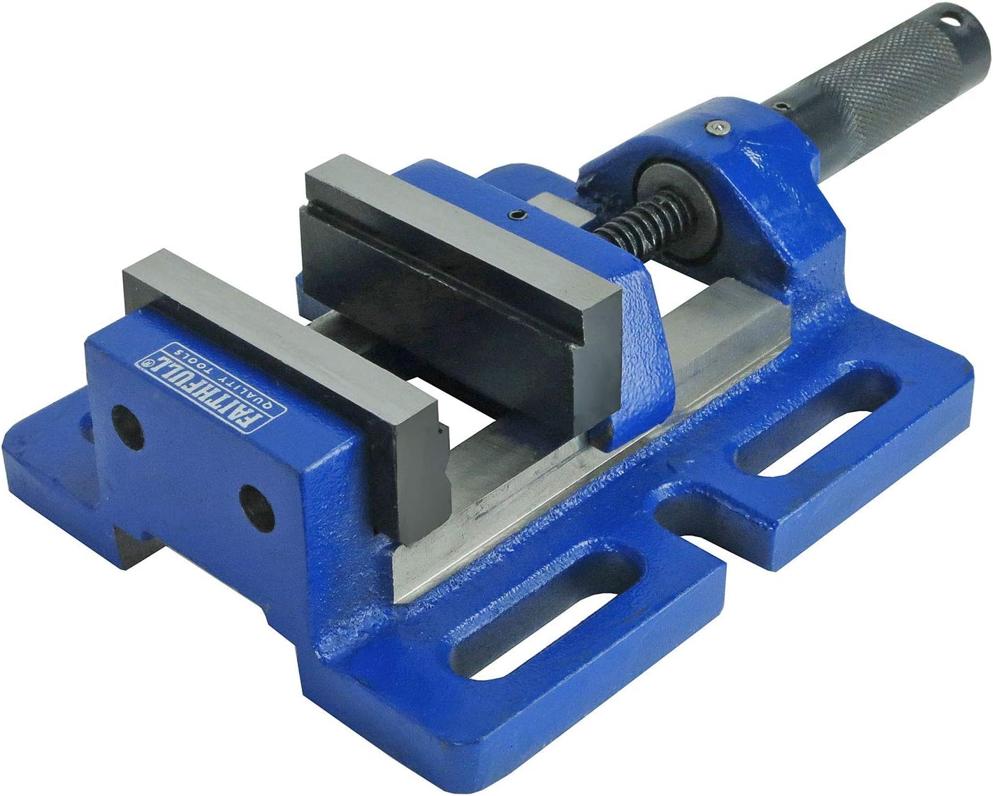Faithfull FAIVDP75 Drill Press Vice - Unigrip, Silver, 75mm (3in), Blue