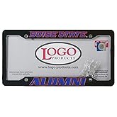Logo Products Boise State Broncos Alumni Chrome Plastic License Plate Frame