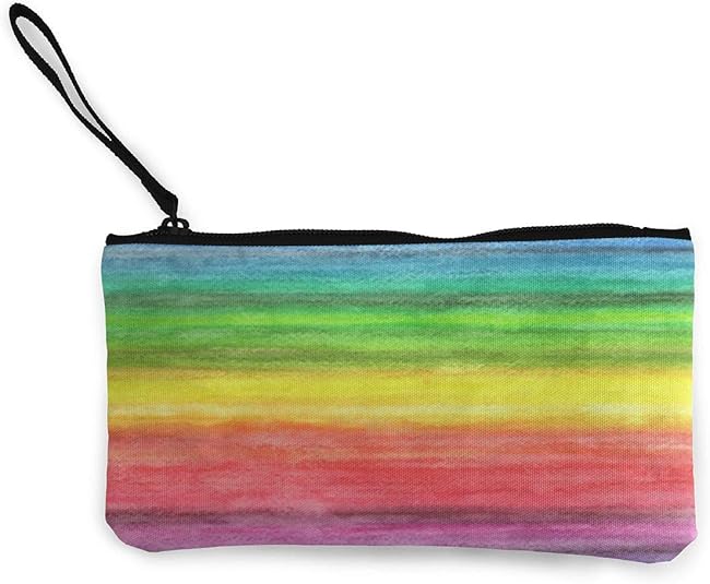 rainbow coin purse