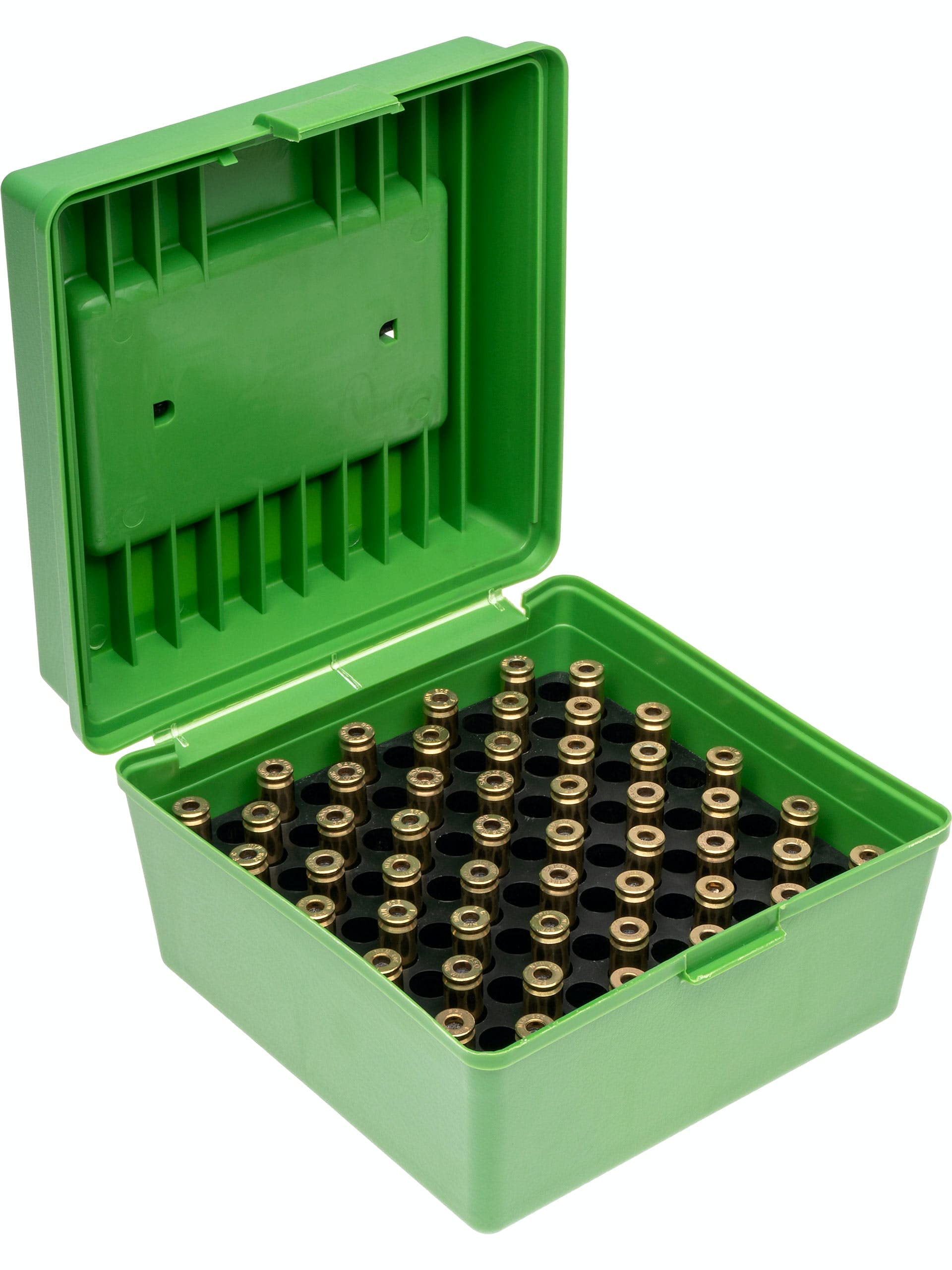 Parra Ammo Box - 100 rounds – Ø 13mm / 1/2” - OAL 92mm / 3 5/8”, Green