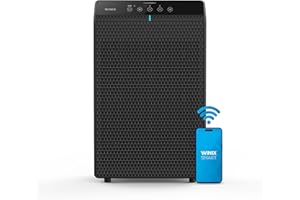 WINIX 5520 Air Purifier for Home Large Room Up to 1882 Ft² in 1 Hr With Air Quality Monitor, True HEPA, High Deodorization Carbon Filter and Auto Mode, Captures Pet Allergies, Smoke, Dust.