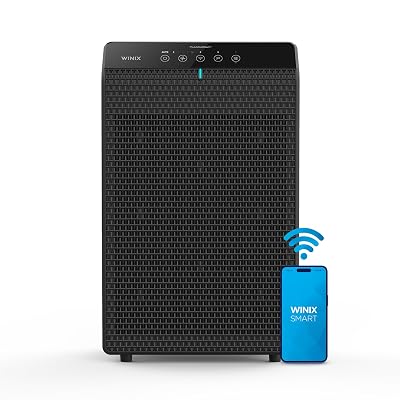 WINIX 5520 Air Purifier for Home Large Room Up to 1882 Ft² in 1 Hr With Air Quality Monitor, True HEPA, High Deodorization Carbon Filter and Auto Mode, Captures Pet Allergies, Smoke, Dust.