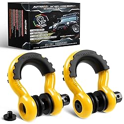AUTMAXIN D Ring Shackles 3/4" Shackle