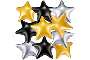 Lunmon 10 Pcs Star Beach Balls Inflatable Star Shaped Beach Ball Floating Ball for Swimming Pool Favor Water Gender Reveal Wedding Party Prom