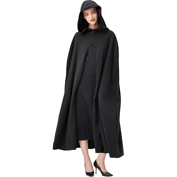 LuckyMjmy Hooded Cape, Victorian Capelet, Renaissance Medieval