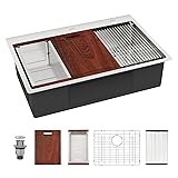 33 Inch Drop In Kitchen Sink - Lepuday 33x22 Drop
