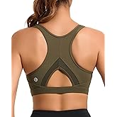 RUNNING GIRL Sports Bras for Women High Support Moulded Cup High Impact Sports Bras Racerback Workout Running Yoga Bra