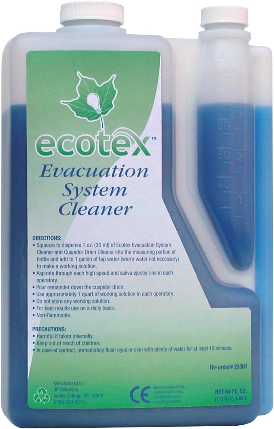 JP Solutions 25301 ECOTEX Evacuation System Cleaner, 64 oz Bottle
