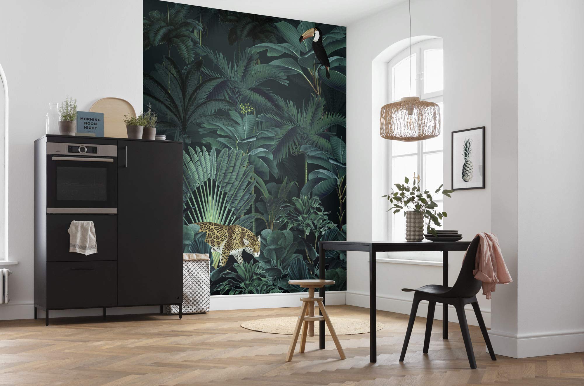 Komar Jungle Night X4-1027 Non-Woven Photo Wallpaper Size: 200 x 250 cm 4 Panels Width 50 cm
