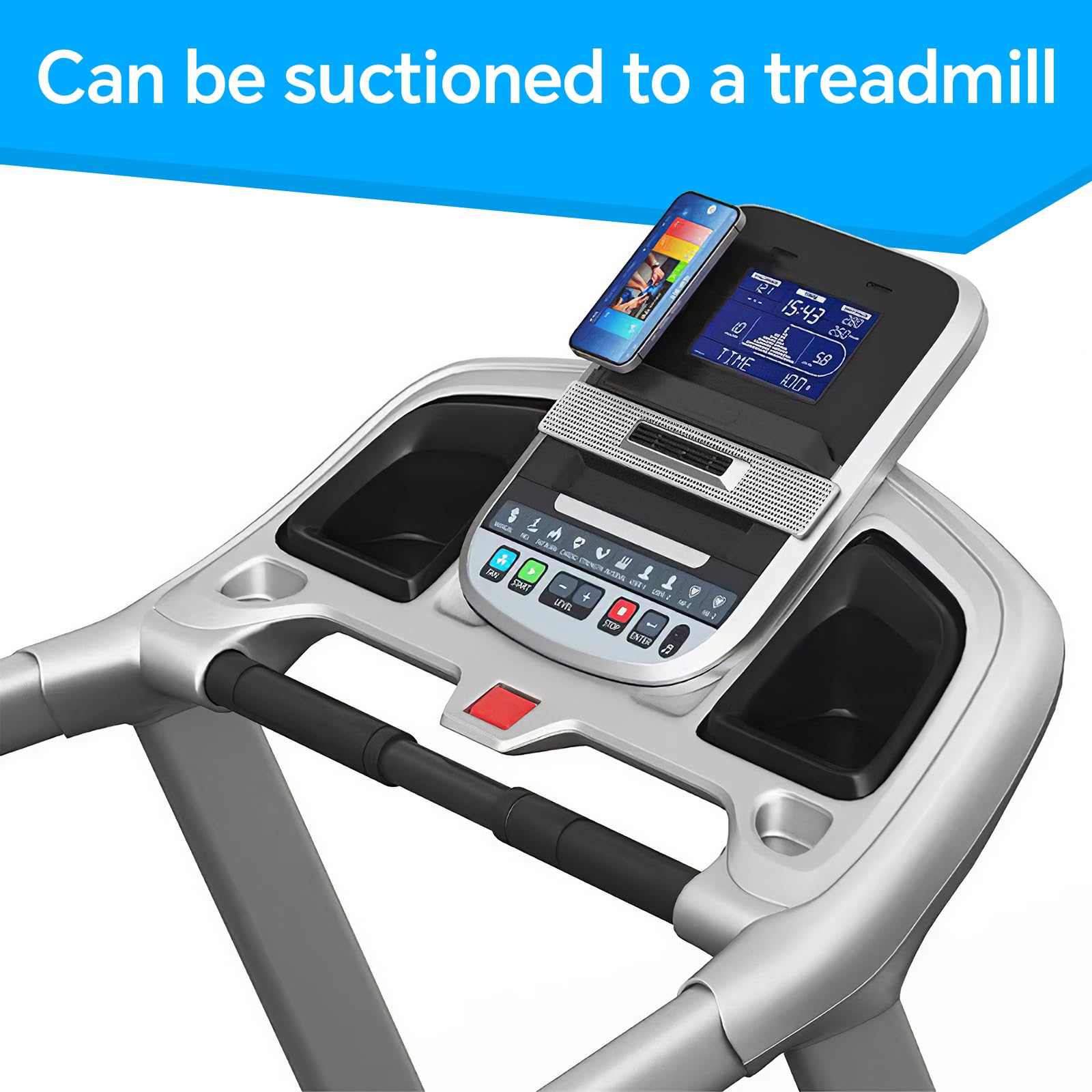 Gym Magnetic Phone Holder Mount for MagSafe【All Metal】Dual Magnetic Phone Holder for Gym Accessories Attach to Metal Surface, Gym Phone Holder Magnet for iPhone 16 15 14 13 Pro Max Gift for Men Women