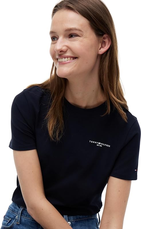 Femme T-Shirt Manches Courtes 1985 Encolure Ronde, Bleu (Nos Desert Sky), S