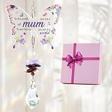 KAAYEE Crystal Suncatcher Gift for Mum Mothers Day Keepsake Butterfly Design