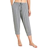 Latuza Women's Viscose Jogger Capri Pajama Lounge Pants