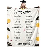 2026 Graduation Gifts for Her Him Throw Blankets 50"*60" Class of 2026 Graduation Stuff Senior Gifts for Girls Senior Night Grad Gift for College High School Students Daughter Son Blanket Throws Bulk