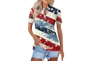 FQZWONG Deals of The Day Clearance Womens Summer Tops Polo Shirts for Women Ladies Button Down Blouses Short Sleeve Tshirts