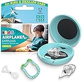 Ear Plugs for Kids (6-12 yrs), Airplane Ear Pressure Relief & Prevent Ear-Pain for Children Adult with Small EarCanal, Comfor