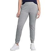Hanes Women's EcoSmart Joggers, Midweight Cotton-Blend Fleece Sweatpants for Women