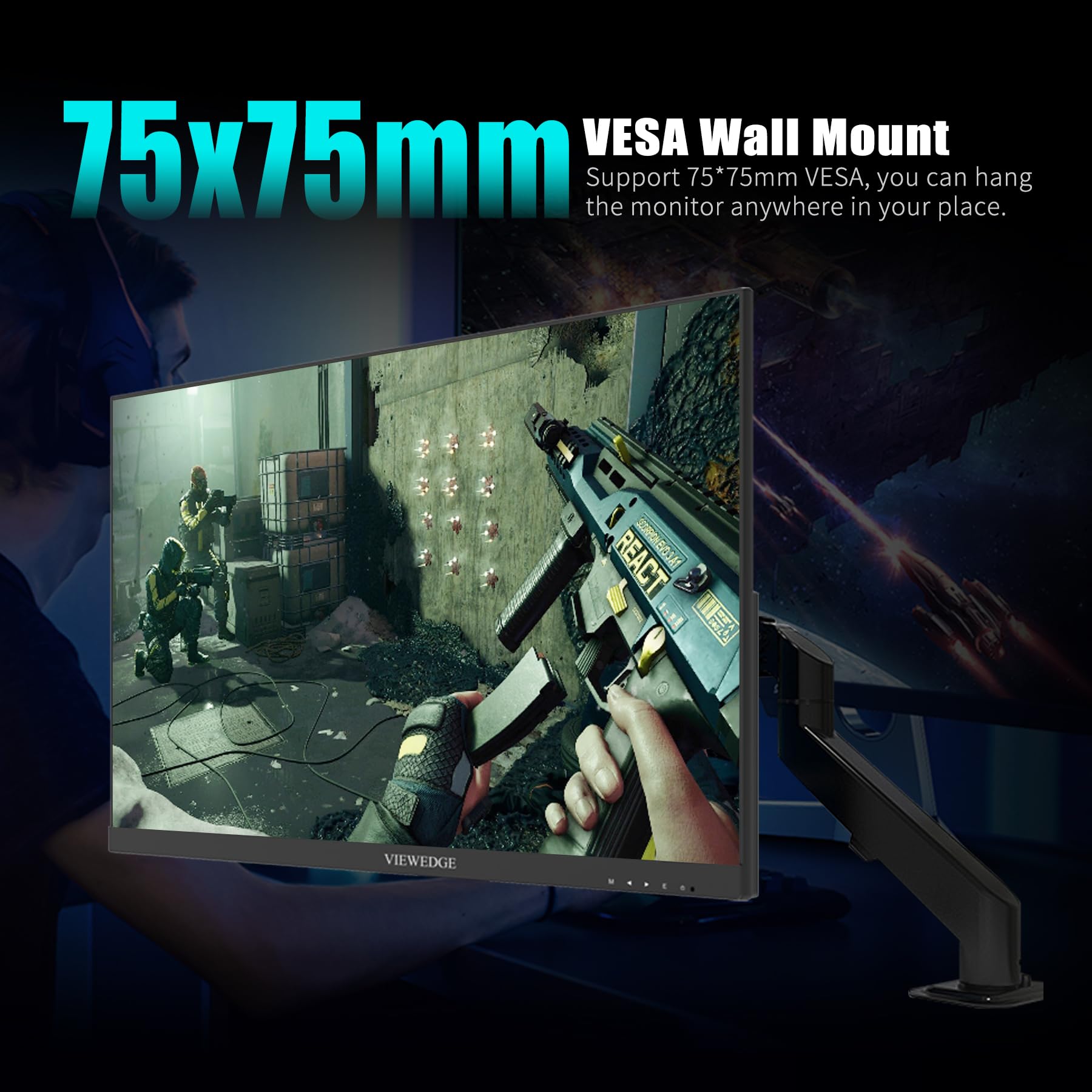 Viewedge 27 Inch Gaming Monitor