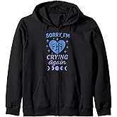 Pisces Zodiac Sass Astrology Humor Cry Baby Petty Star Sign Zip Hoodie