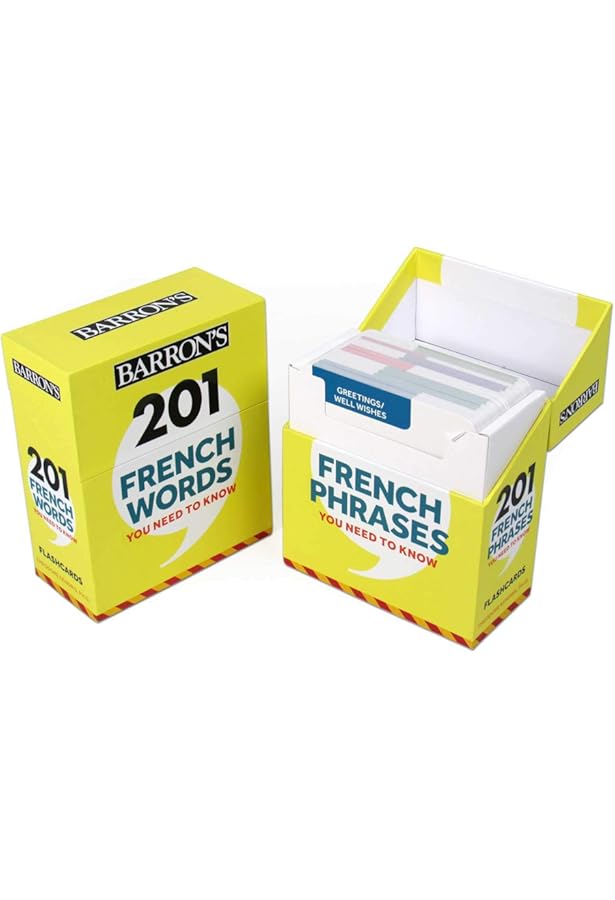 Amazon.com: 201 French Words You Need to Know Flashcards (Barron's