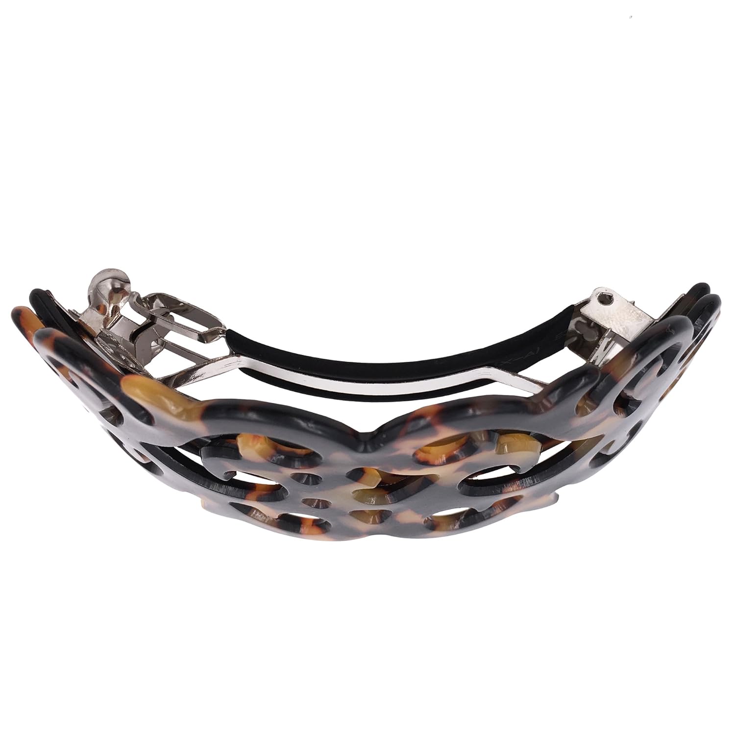 Strong Large Barrette Hair Clip Grip Set for Thick Hair Tortoise Shell Pattern Women Girls : Beauty