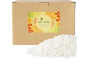 10LB Natural Soy Wax Flakes for Candle Making - 160oz Pure Soy Wax Kit, Ideal for DIY Container & Pillar Candles, Additive - 