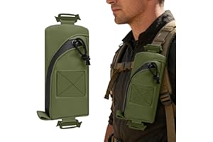 Backpack Shoulder Strap Accessory Pouch, Military EDC Tool Pockets Small Compact Pouchs for Belt Outdoor Sport