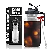 Cold Brew Mason Coffee Maker - 64oz Iced Coffee