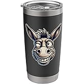 Funny Donkey Stainless Steel Insulated Tumbler