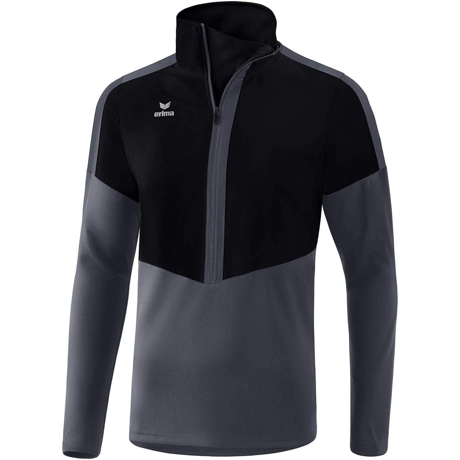 Erima Squad Sports Trainings Top - Black/Slate Grey, Small