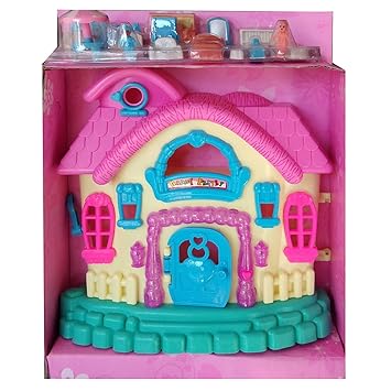 Ruchiez Funny House Play Set - Doll House Set