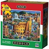 Dowdle Jigsaw Puzzle, Rome, 500 Piece | Each puzzle has a colorful story to tell, Precision-Cut, Snap-Fit Pieces