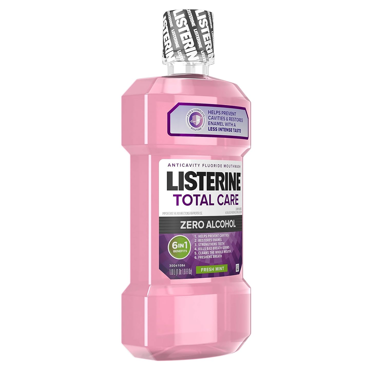 Listerine Total Care AlcoholFree Anticavity Mouthwash, 6 Benefit