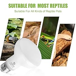 REPTI HOME Reptile Heat Lamp Bulbs, Simulate