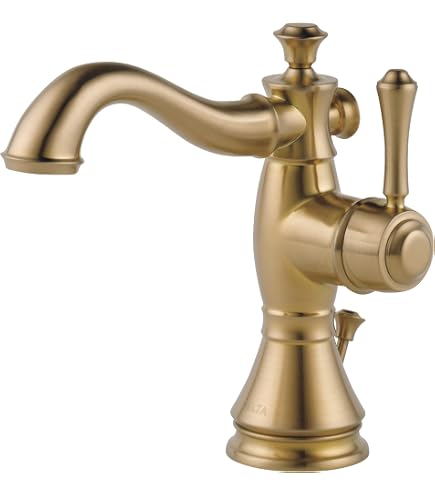 DELTA FAUCET 797LF-CZ Vessel, 5.41 x 3.41 x 5.41 inches, Champagne