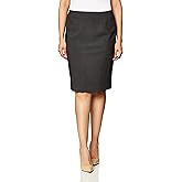 Calvin Klein Womens Classic Fit Straight Lux Suit Skirt (Regular and Plus Size)