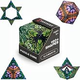 Shashibo DODECA Magnetic Puzzle Cube, Stress Relief Fidget Toy | 100+ Possible Shapes, Sensory Fidget Toy For Adults &amp; Kids, Fun Shape Shifting Puzzle Box For All Ages