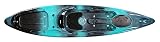 Perception Pescador 12 | Sit on Top Fishing Kayak with Front Storage Well | Large Rear Storage and Dual Rod Holders | 12' | Dapper