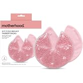 Motherhood Maternity Breast Therapy Packs for Breastfeeding – Hot & Cold Gel Packs for Engorgement, Plugged Ducts & Mastitis 