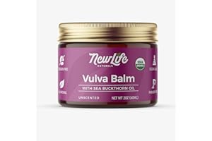 NewLife Naturals USDA Certified Organic Vulva Cream Vaginal Moisturizer & Menopause Support - Vulva Itching Dryness Burning I