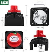 Bolatus Battery Isolator Switch 12-48V 200A DC Car Boat Truck RV view 2