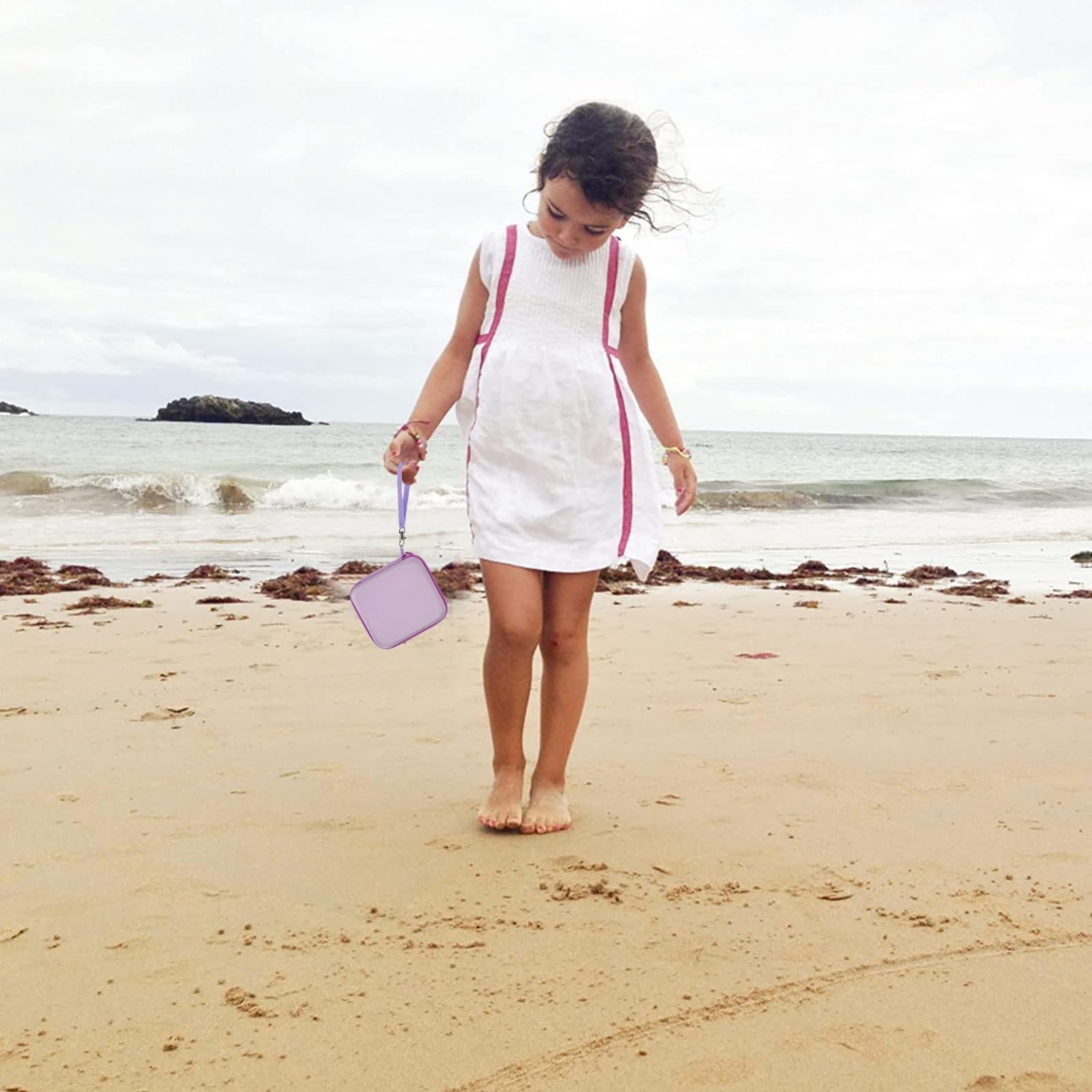 Kids Instant Print Camera Case Compatible with ESOXOFFORE for Dylanto for DUDUDRAGON for GKTZ for ETIKEZ for Dafotil for Careenoah for Aasonida Digital Video Prints Paper Bag (Box Only) Purple