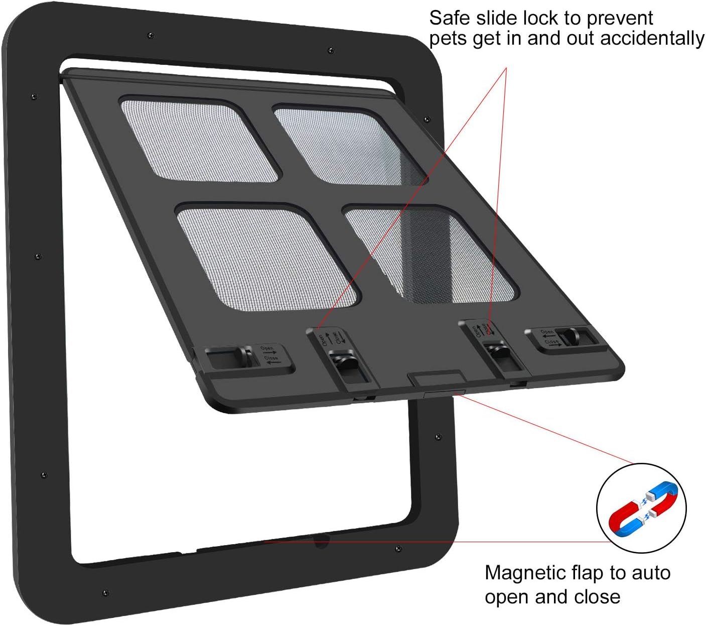 Finestra Scorrevole Per Camper 100x40 Cm - Con Schermo Antizanzare, Vetro Temperato Nero - Foto 9