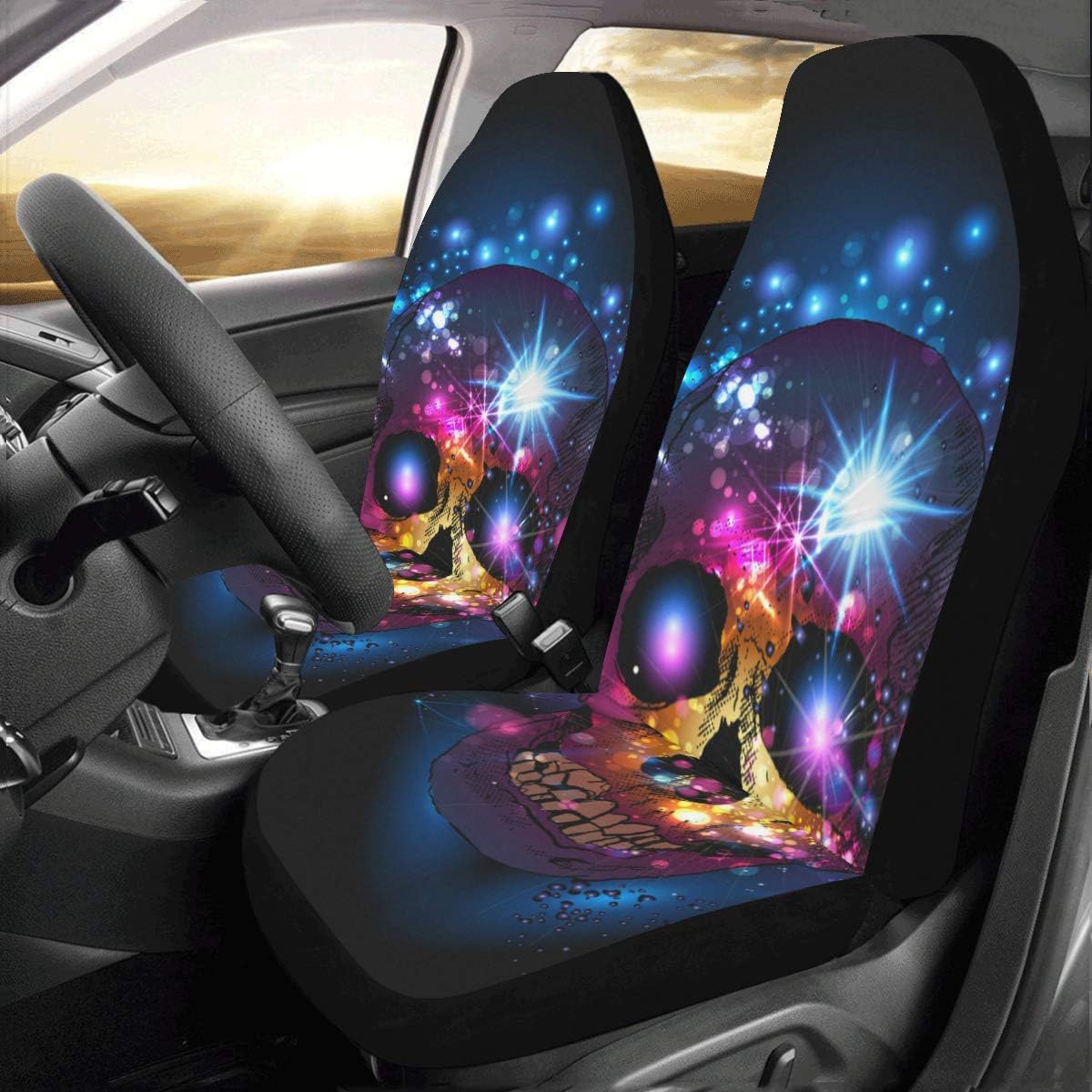 Best car seat covers with skulls