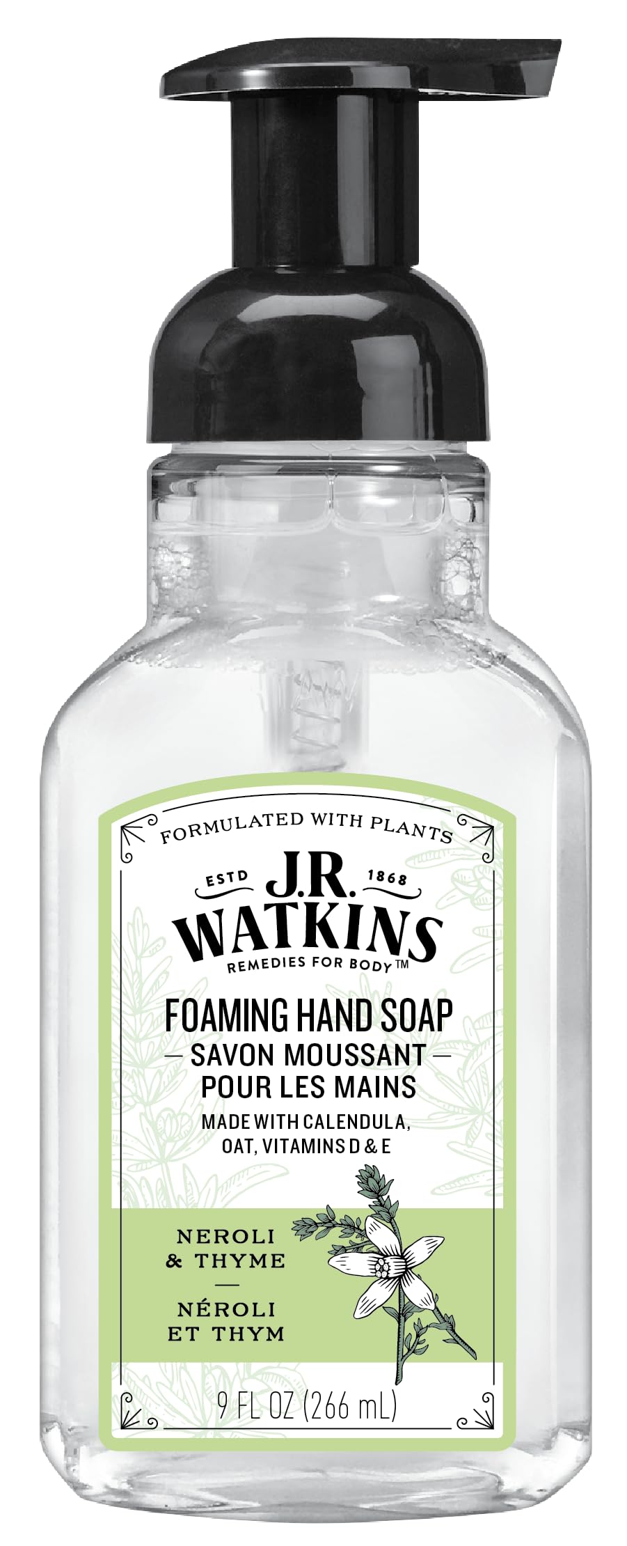 Photo 1 of J R Watkins Foaming Hand Soap, Neroli & Thyme, 9 fl oz (266 ml)