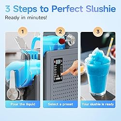 Slushie Machine – No Ice Needed, 88oz Frozen